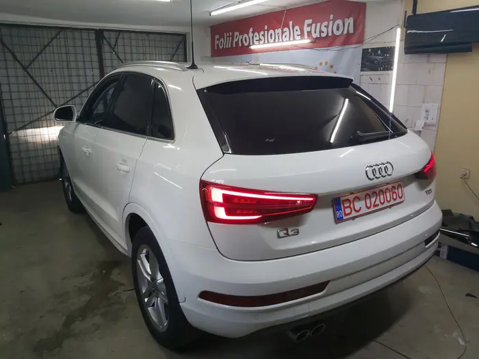Folie geamuri montată pe Audi Q3, Tecuci